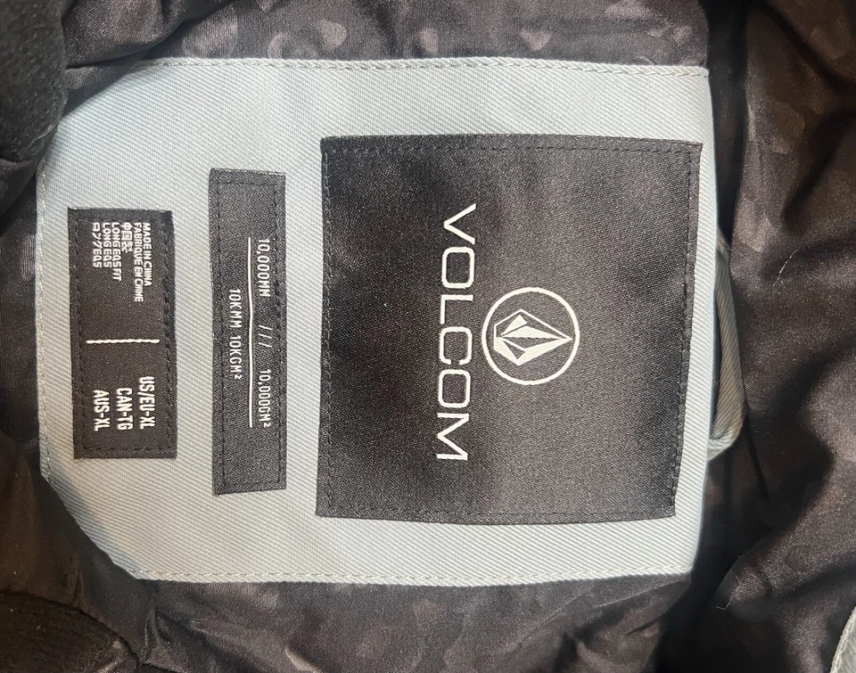 Volcom Women's Fawn Insulated Snowboard Snow Ski Jacket Green Ash X-Large NEW - Image 3 of 3