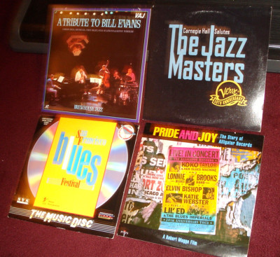 SF BLUES FEST, ALLIGATOR Records, Bill EVANS Tribute on 12-inch Laser Discs