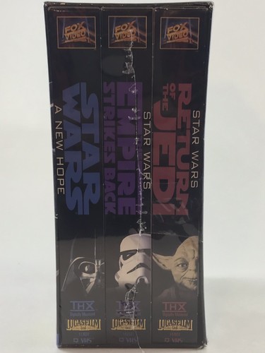 1995 Star Wars Trilogy VHS 3 Tape Box Set THX Digitally Mastered NOS NEW Sealed - Picture 11 of 12