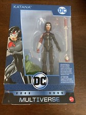 DC Multiverse Action Figure Katana with Collect & Connect Killer Croc Piece NIB