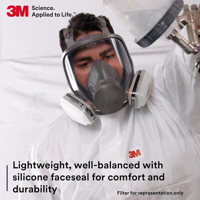 3M 6900 Full Facepiece Reusable Respirator Protection Large USA