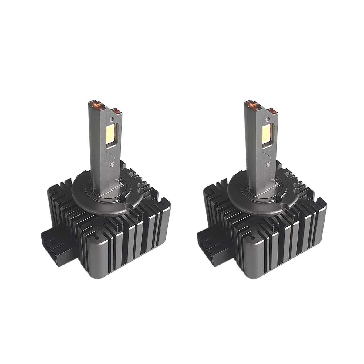 2 Pezzi Lampada Led D1S D1R 35W 12V 7000lm 6000K Plug Play Senza Modifica Piu Lu