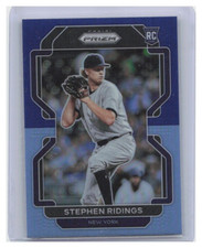 Stephen Ridings 2022 Prizm Baseball - #242 NAVY CAROLINA BLUE - New York Yankees
