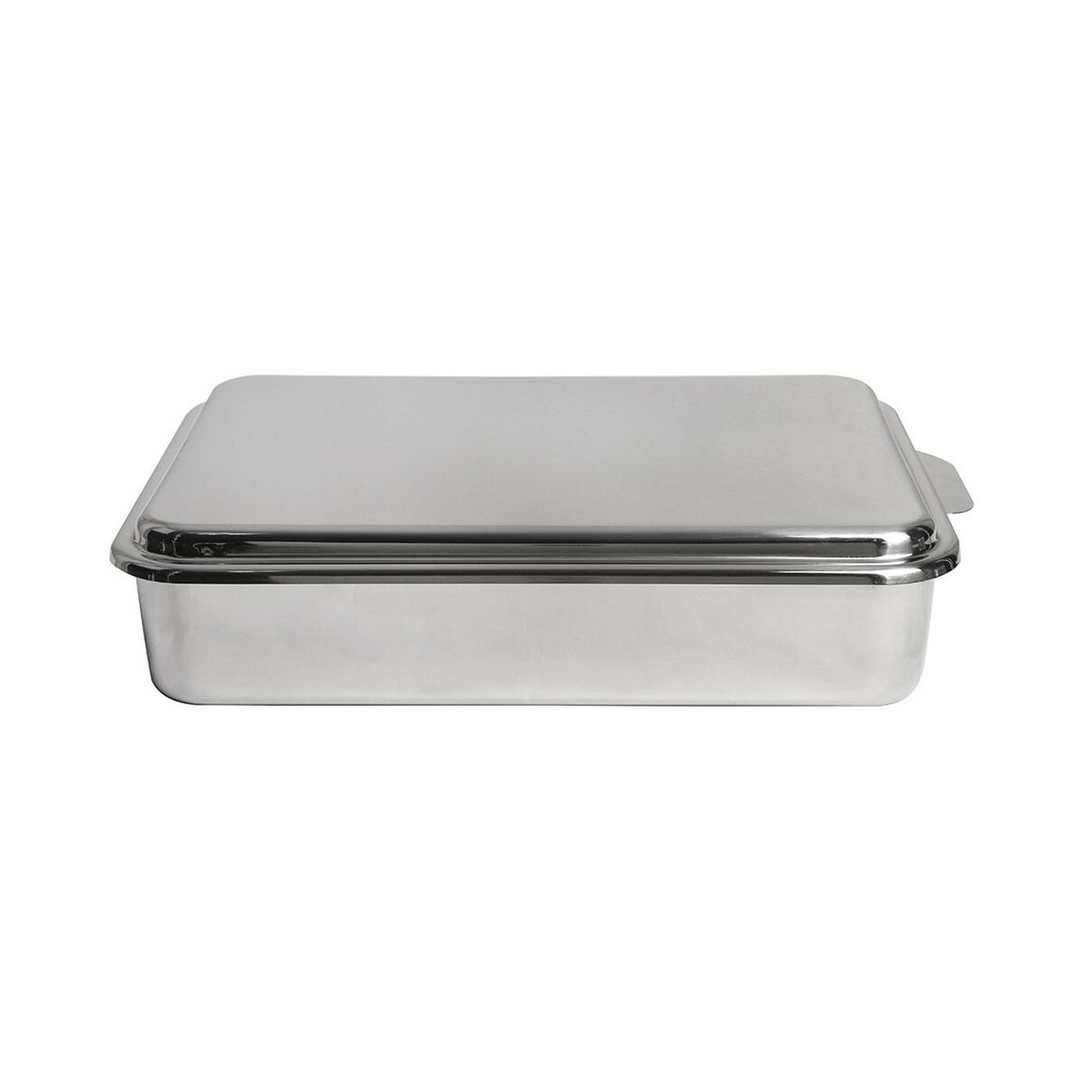 Lindy's Stainless Steel 9 X 13 Inches Covered Cake Pan, Silver