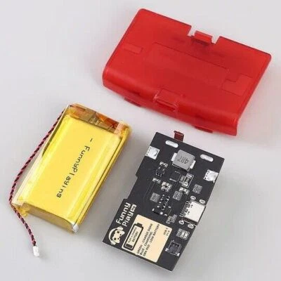 FunnyPlaying Gameboy Advance Rechargeable Battery Mod 1800mAh Li-ion USB-C GBA