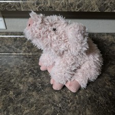 Jellycat London   Curvie Pig   Soft Plush Animal Retired Sitting 12  