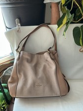 CoachLegacy Jacquard Edie 31 Shoulder Bag. Is Missing A Zipper Handle.