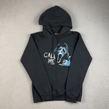 Men's Black Hoodie Size Small Ghost Face Lives SCREAM Movie Sweatshirt Jumper