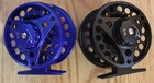 Pair of Proberos 3/4 wt Fly Fishing Reels Blue and Black — photo 2