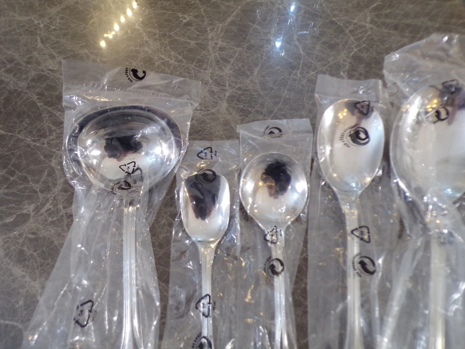 BSF Augsburger Faden Satz 8 Vorleger Vorlegeteile in Edelstahl 18/10 TOP ! - Bild 2 von 4