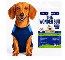 Surgi Snuggly Dog Surgery Recovery Suit, Cone Alternative, Spay/Neuter SL