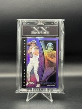 BO NIX JOHN ELWAY 2024 PANINI OBSIDIAN #3 ROOKIE ECLIPSING LEGENDS PURPLE 26/50