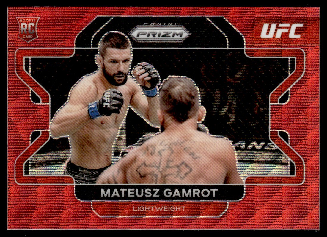 2022 Panini Prizm UFC Ruby Wave Mateusz Gamrot #66