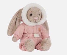 Jellycat Snow Suit Beige Bunny Plush - Bashful BNWT Stuffed Animal Toy 1PCS
