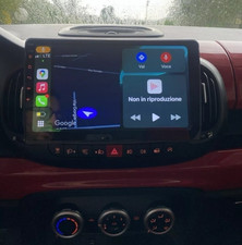 Autoradio Android Fiat 500L 2012-2017 9" GPS Navi CarPlay WiFi Recupero Comandi