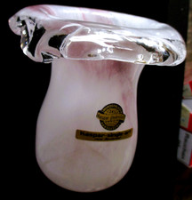 Kaspar-Single-Art massive Bleikristallvase Handarbeit mundgeblasen 11,5cm