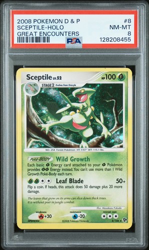 Sceptile graded PSA 8 for sale on eBay