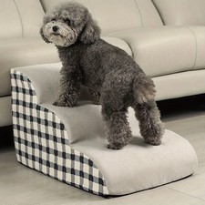 High Density Foam Dog Secure Stair Ramp Non-Slip Pet Step Bed Ladder Washable