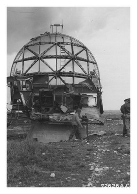 Wurzburg radar installation Normandy Beach France 1944