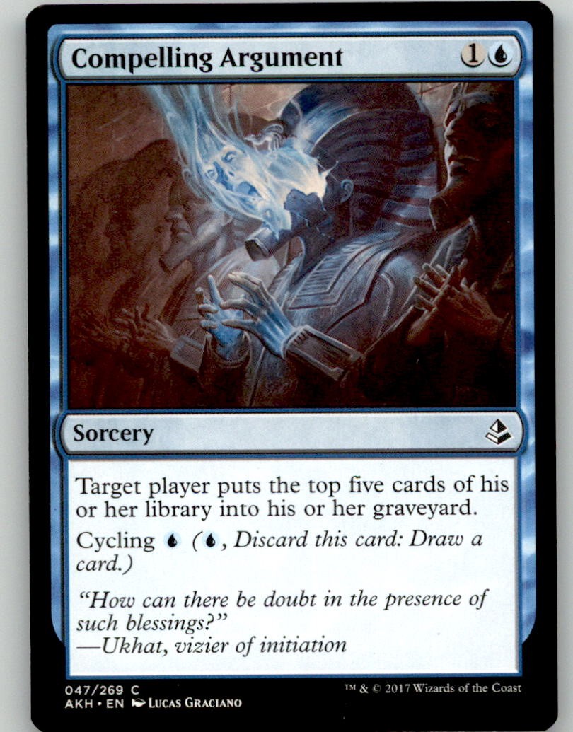 Compelling Argument 47 Common Amonkhet Magic: The Gathering Lightly Played
