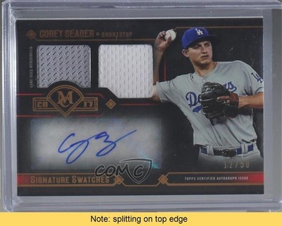 2017 Topps Museum Collection Copper 12/50 Corey Seager #DRA-CS Auto READ 7ut