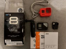 GoPro Hero8 Black Camera with Tripod & Silicone Cover, Used Excellent Conditon