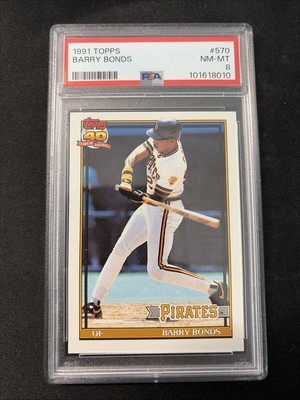 1991 Topps Barry Bonds 570 Ebay 