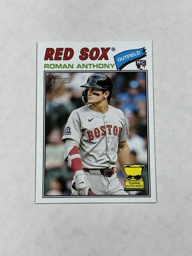 Roman Anthony 2026 Topps Heritage Baseball Rookie Card # 86 Boston Red Sox RC
