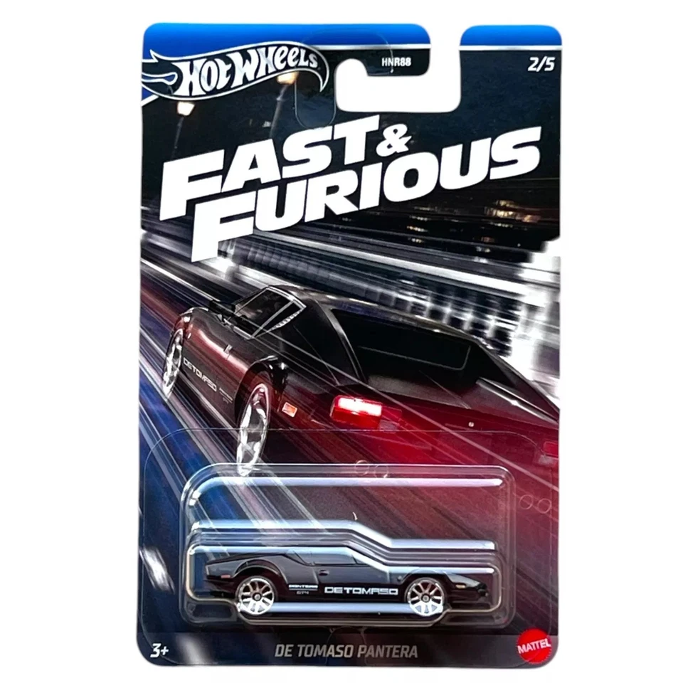 FAST FURIOUS Modello Auto DE TOMASO PANTERA 1:64 Hot Wheels HRW52 - Immagine 3 di 3