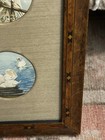 Framed collection of Victorian Prattware pot lids — photo 7