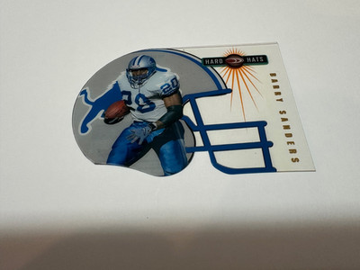 BARRY SANDERS 1999 Donruss “HARD HATS” Insert Card #10 of 30 - #2010/3000!