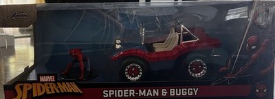 Jada 1:24 Hollywood Rides Spider Man Buggy With Spider Man 33729 Model Car New
