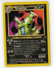 POKEMON VINTAGE NEO DISCOVERY TYRANITAR #31/75 NON-HOLO RARE UNLIMITD MP on eBay