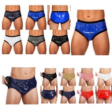 US Mens Waterproof Reusable Cover Up Diaper Cover Nightwear Shorts Bedridden