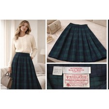 Pendleton Black Watch Skirt - Vintage Virgin Wool