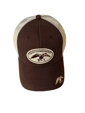 New Duck Commander  Brown Baseball Cap W/White Mesh Backing & Non-Adjustable Fit