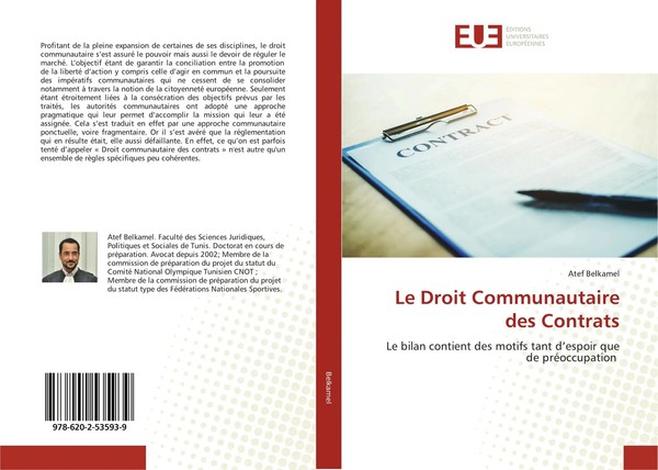 Atef Belkamel | Le Droit Communautaire Des Contrats | Taschenbuch | FranzöSisch-image