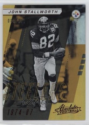 2017 Panini Absolute Retired Spectrum Red 1/100 John Stallworth #146 HOF 0i1b
