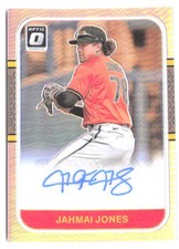 2021 Donruss Optic #RS87-JJ Jahmai Jones Retro 1987 Signatures