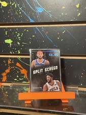 2018-19 Panini Noir Split Screen  Holo Silver /25 Joel Embiid / Simmons 76ers