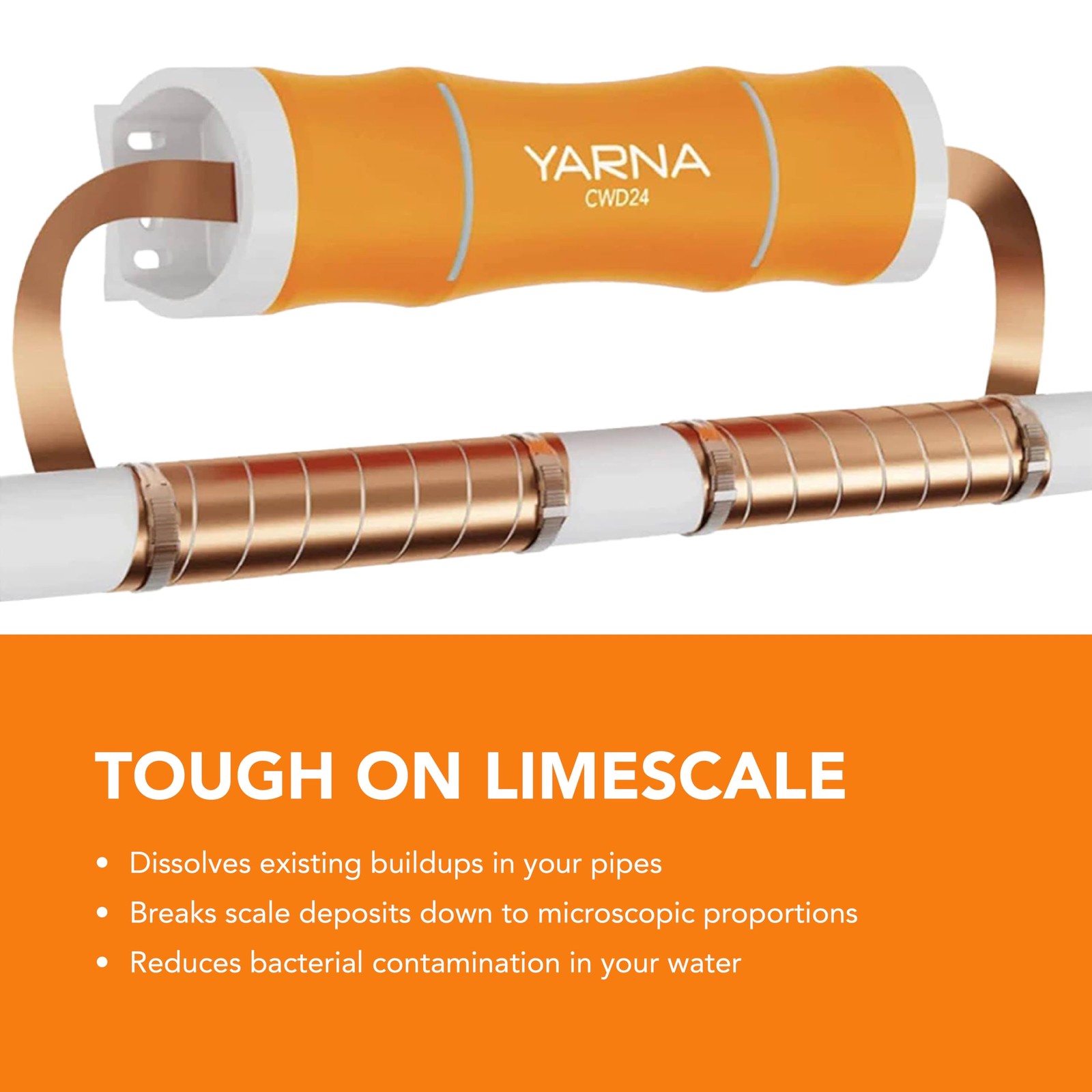 Capacitive Electronic Water Descaler Whole House Solution - No-Salt Softener ...