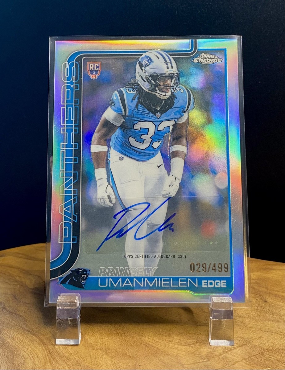 2025 Topps Chrome Princely Umanmielen Rookie Auto Refractor /499