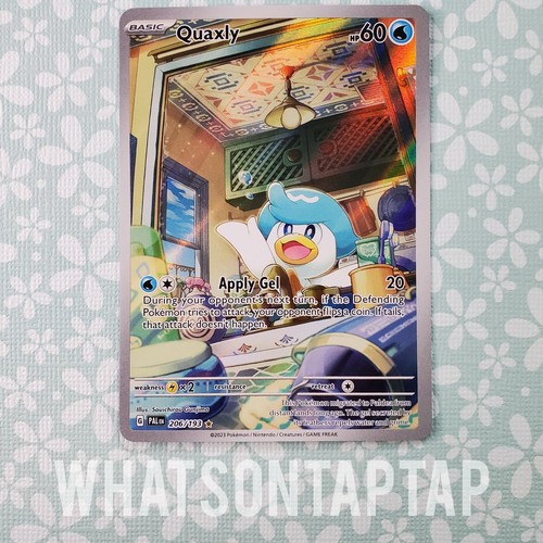 Pokemon Card Quaxly 206/193 Secret Rare Scarlet Violet Paldea Evolved LP