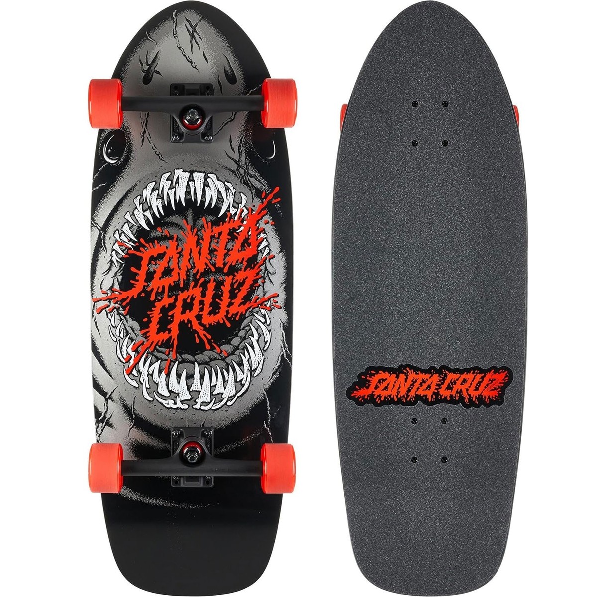 Santa Cruz Skateboard Complete Pigalodon Shaped Cruiser 10.54