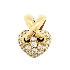 Chaumet Liens de Heart Pavé Pendant Top in 18K Gold with Diamonds,... GZl1dlhy
