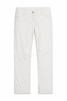 Blue Motion Damen Straight Jeans Größe 10 Weiß W30 L30