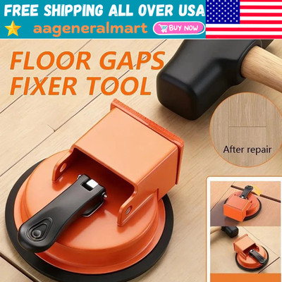 Floor Gap Fixer Tool with Suction Cup for Hardwood-Laminate and Vinyl Flooring