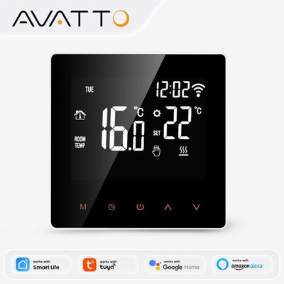 WiFi Smart Thermostat 16A Electric Floor Heating 3A Water Gas Boiler Remote
