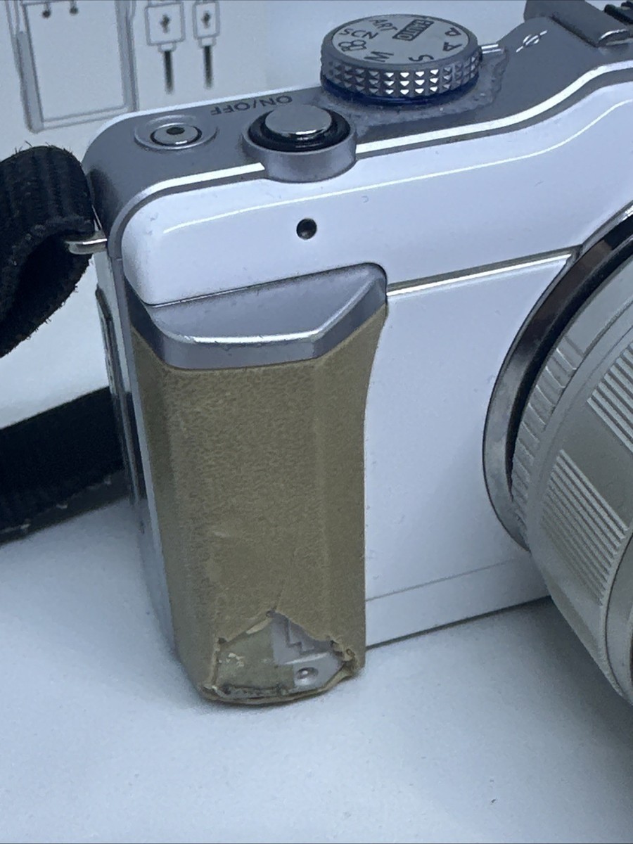 Olympus Pen E- PL1 Digital Camera White 14-42mm Lens Cosmetic