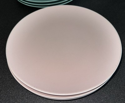 IKEA DINNER PLATES SET OF 22610 PASTEL PINK RARE 26CM